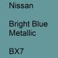 Preview: Nissan, Bright Blue Metallic, BX7.